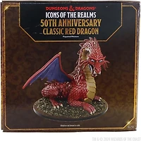 Dungeons & Dragons Icons of the Realms: Classic Red Dragon Boxed Miniature (50th Anniversary) 