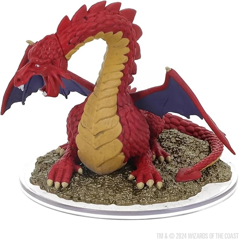 Dungeons & Dragons Icons of the Realms: Classic Red Dragon Boxed Miniature (50th Anniversary) 