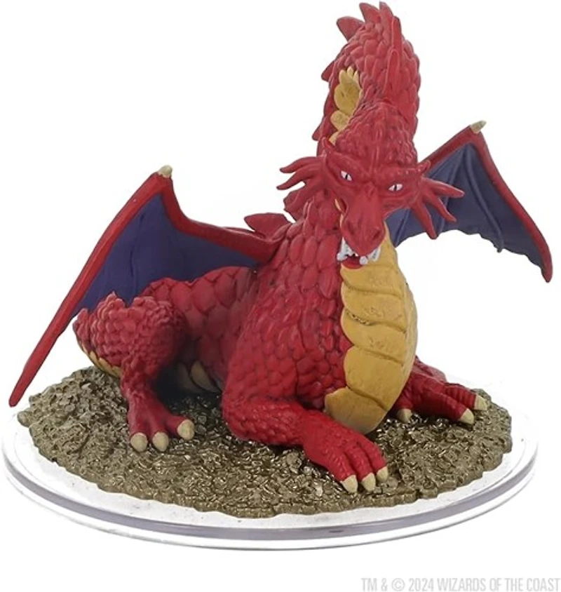 Dungeons & Dragons Icons of the Realms: Classic Red Dragon Boxed Miniature (50th Anniversary) 