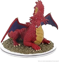 Dungeons & Dragons Icons of the Realms: Classic Red Dragon Boxed Miniature (50th Anniversary) 