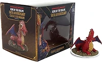 Dungeons & Dragons Icons of the Realms: Classic Red Dragon Boxed Miniature (50th Anniversary) 