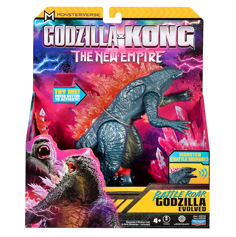 Godzilla x Kong : The New Empire - Figurine Battle Roar 7" - Godzilla Evolved (avec sons) 