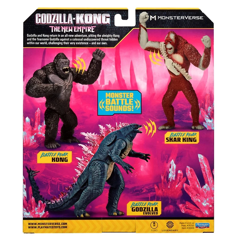 Godzilla x Kong: The New Empire - 7"Figure Battle Roar - Godzilla Evolved (with sounds)