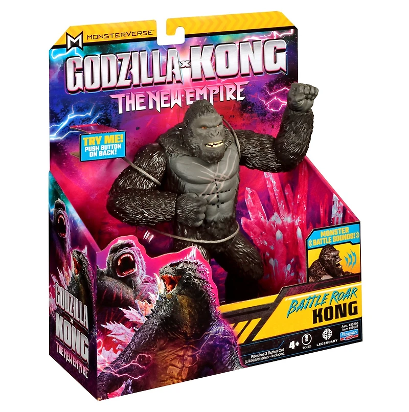 Godzilla x Kong: The New Empire -  7"Figure Battle Roar - Kong (with sounds) 