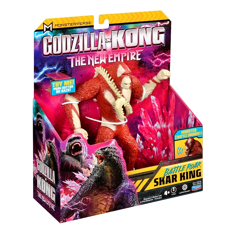 Godzilla x Kong: The New Empire - 7"Figure Battle Roar - Skar King (with sounds)