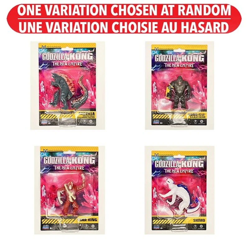 Godzilla X Kong The New Empire: Mini Figure 3.25-Inch – Une variation choisie au hasard