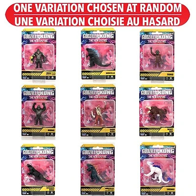 Godzilla X Kong The New Empire: 2 inch Figure - Mini Figure – Une variation choisie au hasard