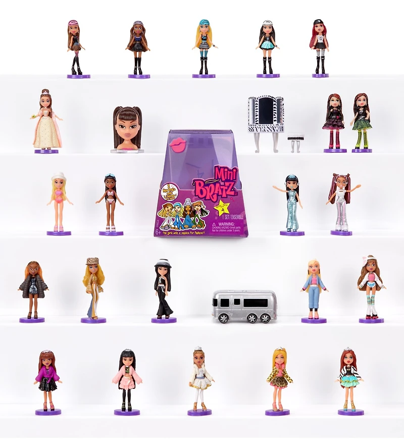 Mini Bratz Series 4 Figures - Assortment – One Variation Chosen at Random