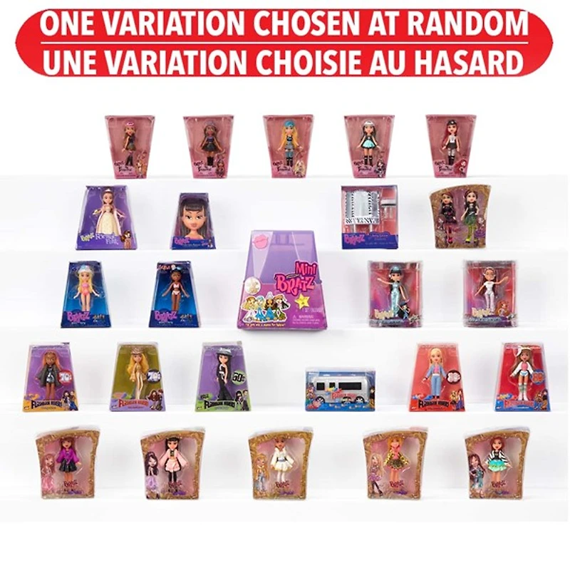 Mini Bratz Series 4 Figures - Assortment – One Variation Chosen at Random