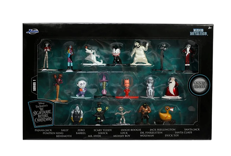 The Nightmare Before Christmas Nano Metalfigs Mini-Figures 18-Pack