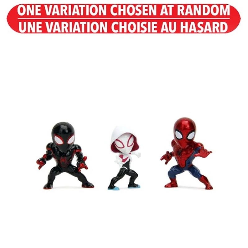 Jada Metal Fig 3-Inch Spider-Man series Assorted – One Variation Chosen at Random
