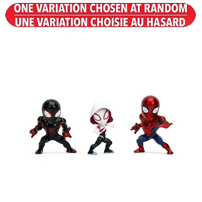Jada Metal Fig 3-Inch Spider-Man series Assorted – One Variation Chosen at Random