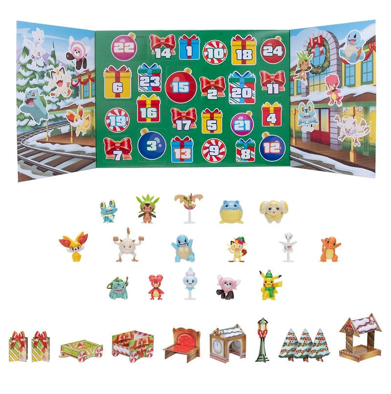 Pokémon 2" Figure Advent 2024 Countdown Calendar 