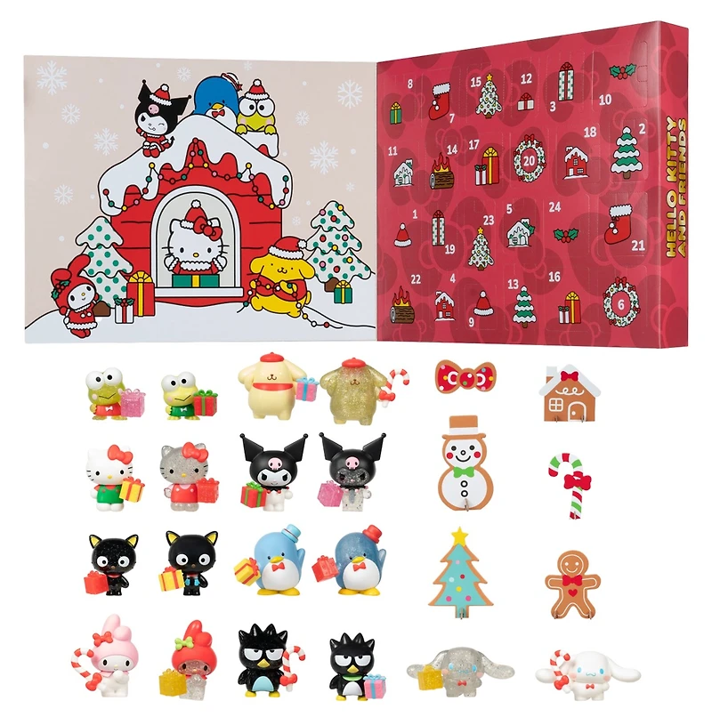 Hello Kitty & Friends 3" Figure Holiday 2024 Countdown Calendar 
