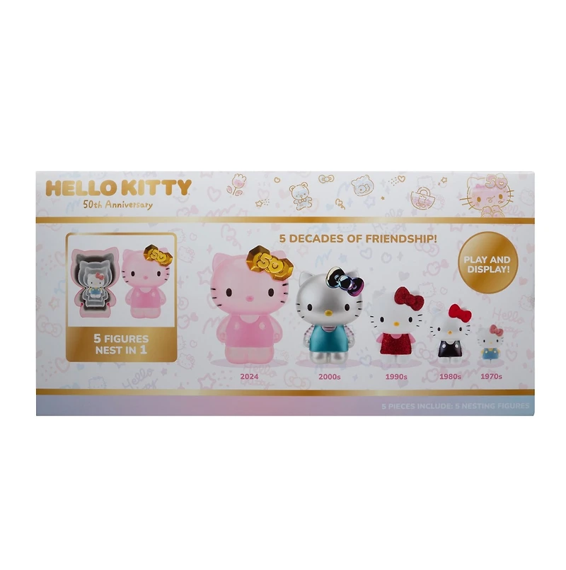 Sanrio Hello Kitty & Friends 50th Anniversary: 5 Decades of Friendship Nesting Figures 