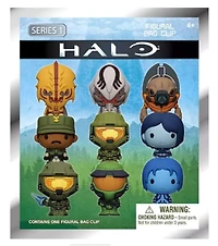 Halo 3D Figural Bag Clip - Assorted – One Variation Chosen at Random