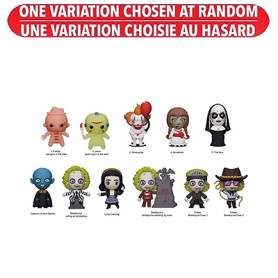 Horror Series 8 3D Figural Foam Bag Clip – One Variation Chosen at Random