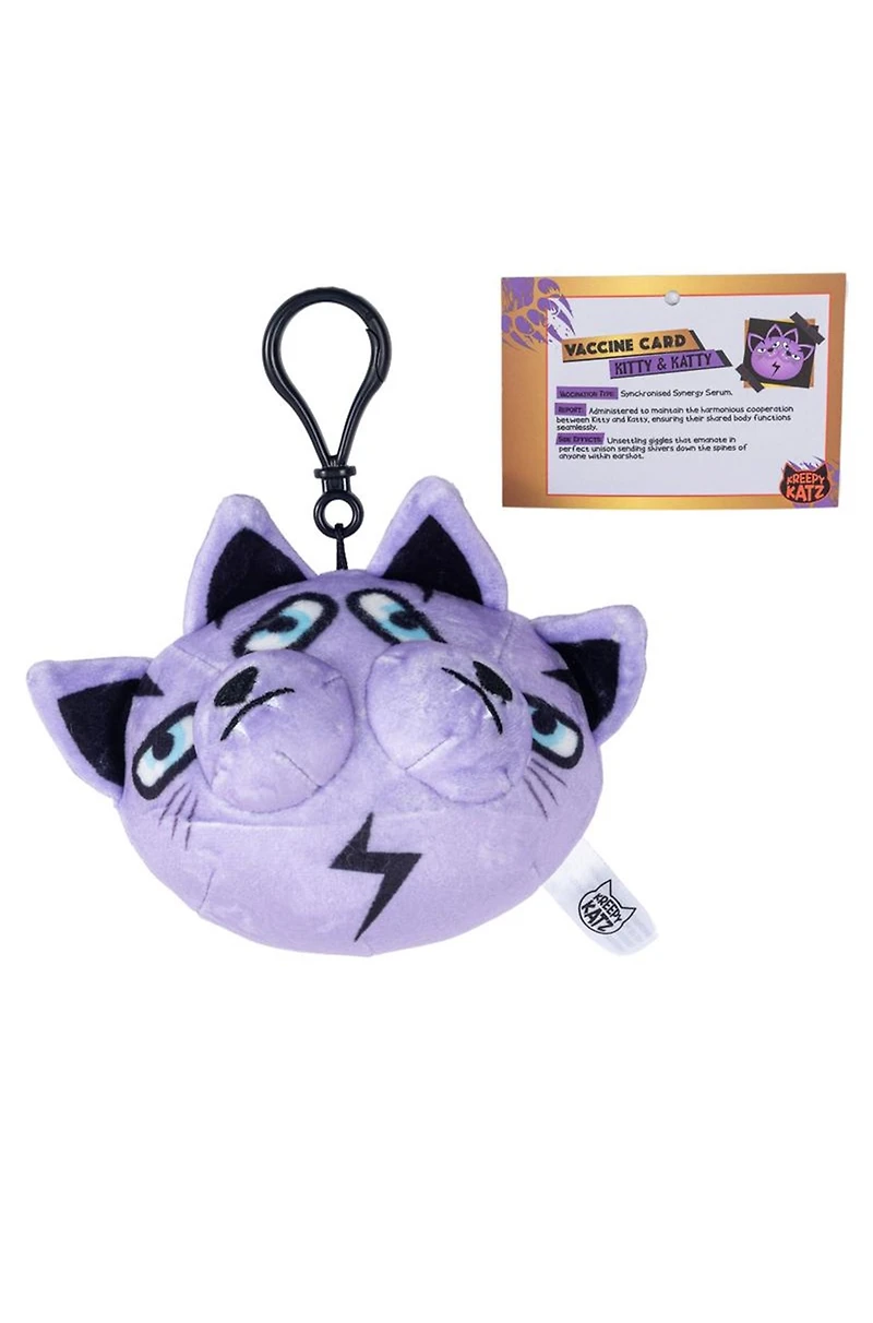 Kreepy Catz 4" Clip On Plush Mystery Bag – One Variation Chosen at Random