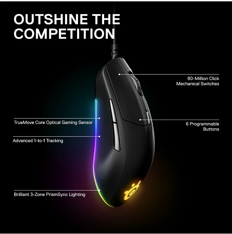Steelseries Rival 3 Mouse 