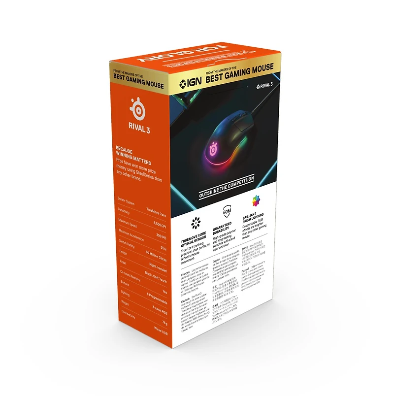 Steelseries Rival 3 Mouse 