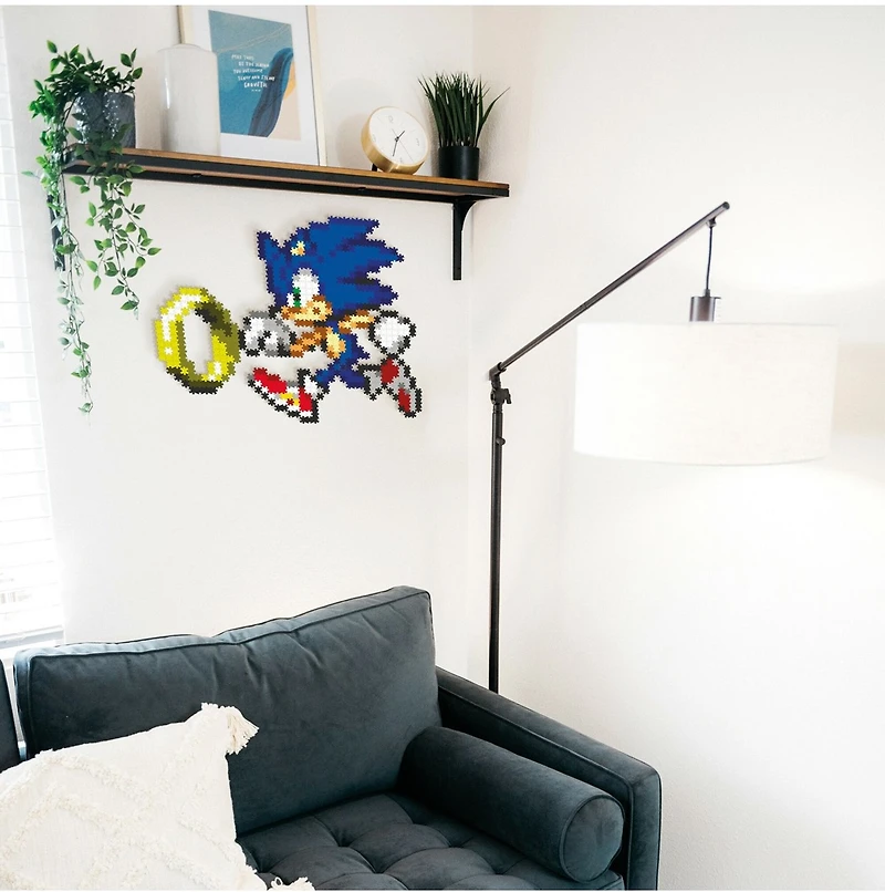 Jixelz Remix Sonic the Hedgehog Craft Kit – Sonic & Ring – 700+ Pieces