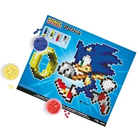 Jixelz Remix Sonic the Hedgehog Craft Kit – Sonic & Ring – 700+ Pieces 