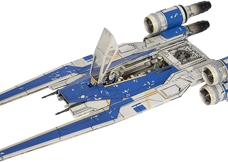 Star Wars Micro Galaxy Squadron Rebel U-wing Starfighter - 12-Inch Vehicle  with Foldout Wings and Four 1-Inch Micro Figure Accessories