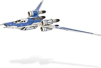 Star Wars Micro Galaxy Squadron Rebel U-wing Starfighter - 12-Inch Vehicle  with Foldout Wings and Four 1-Inch Micro Figure Accessories