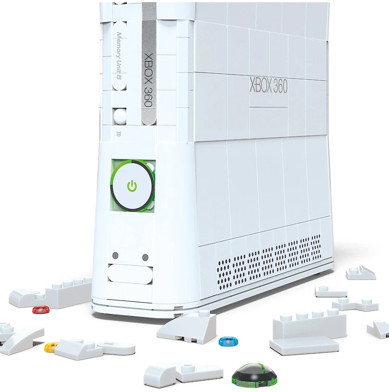 Mega Microsoft Xbox 360 Replica Building Toy Kit 