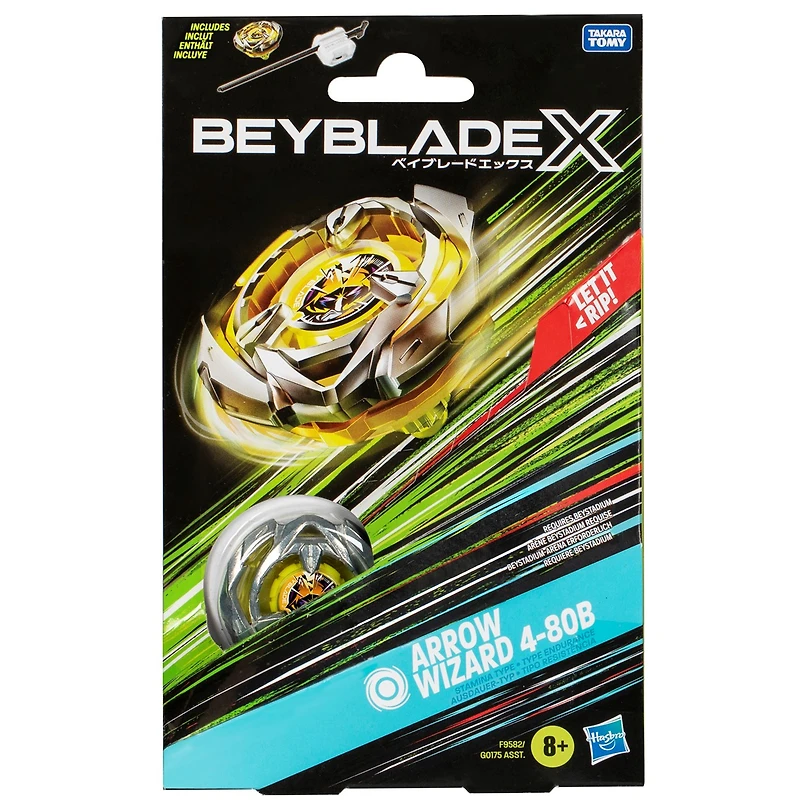 Beyblade X Arrow Wizard 4-80B Starter Pack Set 