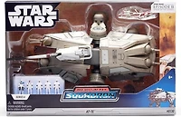 Star Wars Micro Galaxy Squadron At-Te - 9-Inch Six-Legged Vehicle With 2.5-Inch Speeder Five 1-Inch Micro Figure Accessories