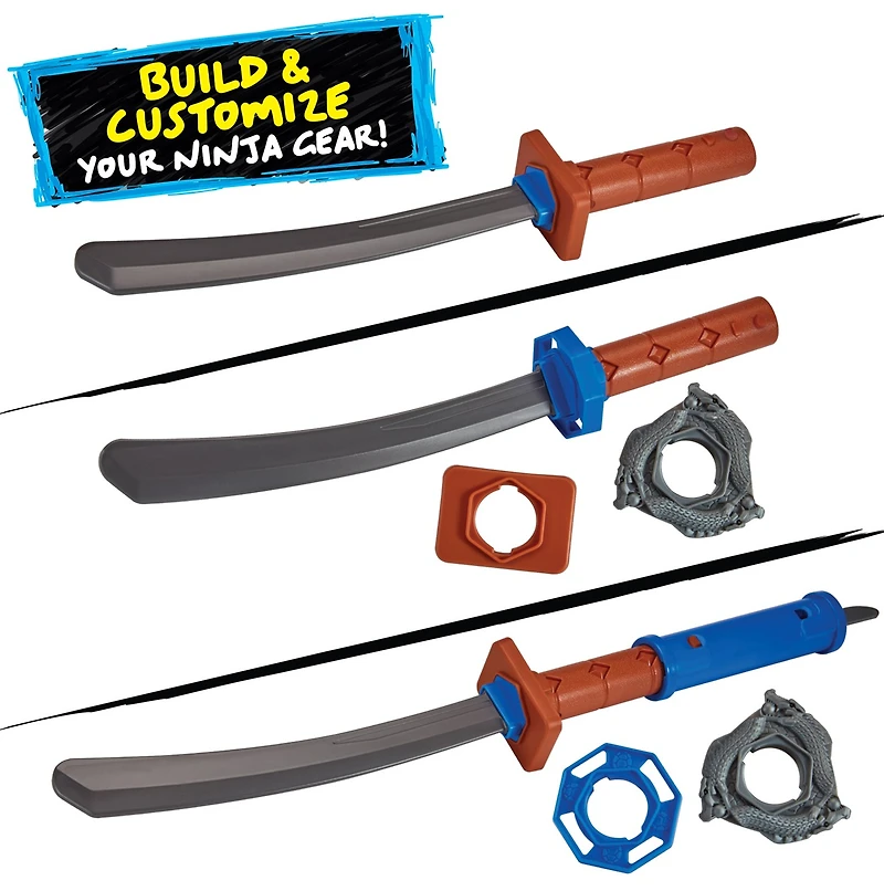 Tales Of Teenage Mutant Ninja Turtles: Mutations Build N Battle - Leonardo Katana Sword Basic Role Play Set