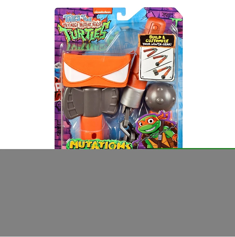 Tales Of Teenage Mutant Ninja Turtles: Mutations Build N Battle - Michelangelo Nunchuks Basic Role Play Set