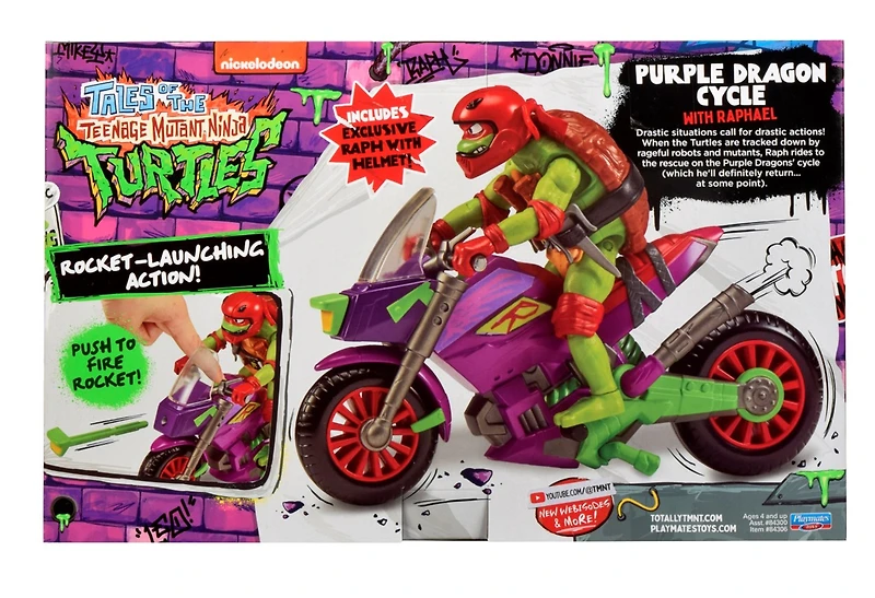 Tales of Teenage Mutant Ninja Turtles: Purple Dragon Cycle With Raphael