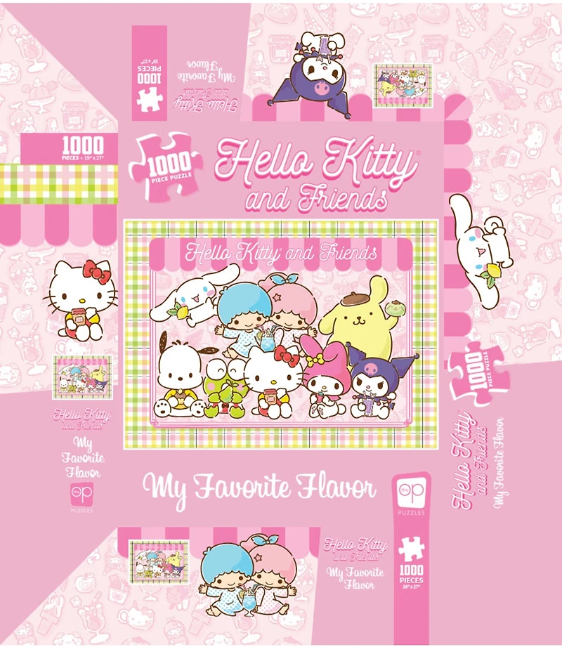 Hello Kitty & Friends: My Favorite Flavor Puzzle 1000 pc 