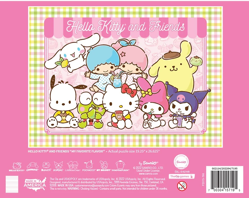 Hello Kitty & Friends: My Favorite Flavor Puzzle 1000 pc 
