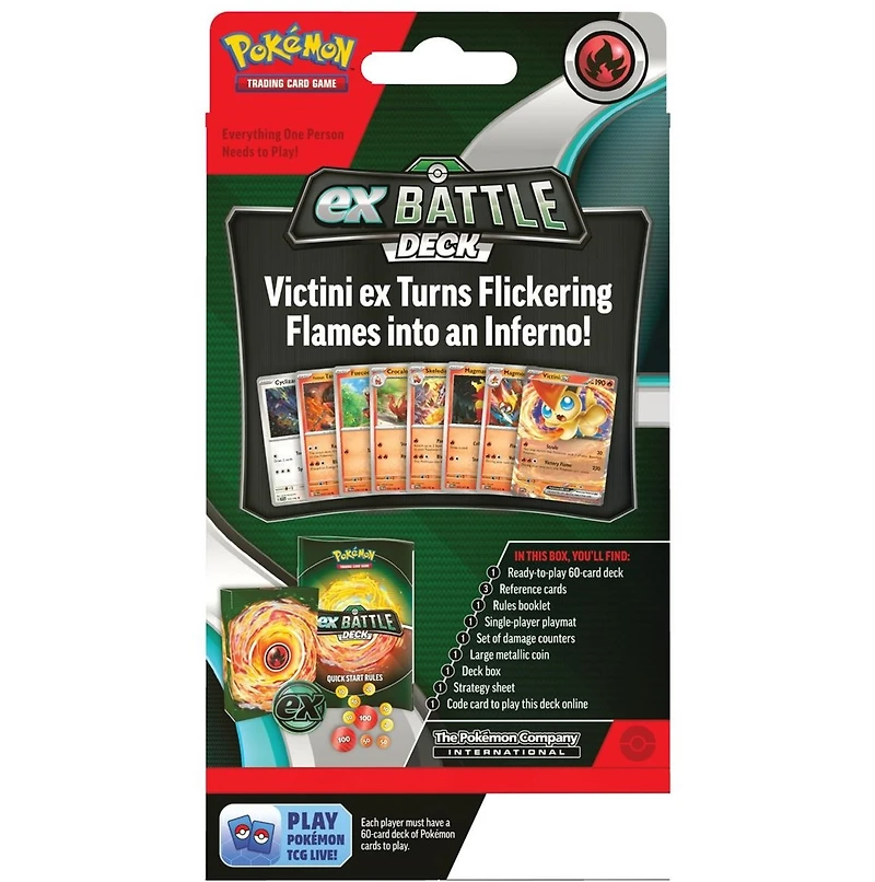 Pokémon Trading Card Game Victini or Miraidon ex Battle Deck Assorted – One Variation Chosen at Random