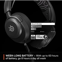 Steelseris Arctis Nova 5 Wireless Gaming Headset for Pc/Playstation/Switch - Black 