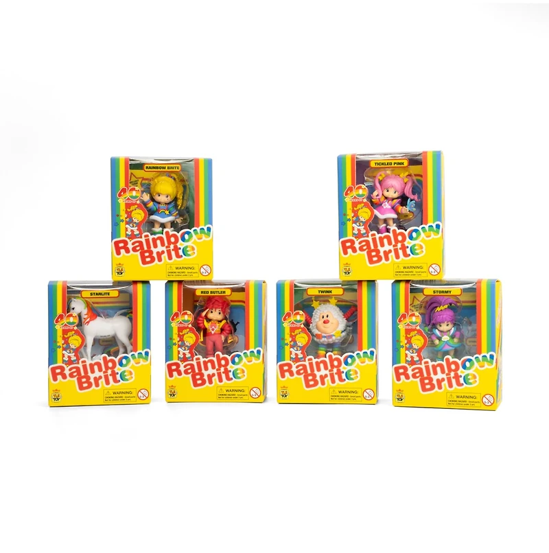 Rainbow Brite Collectible CheeBee Figures - Assortment – One Variation Chosen at Random