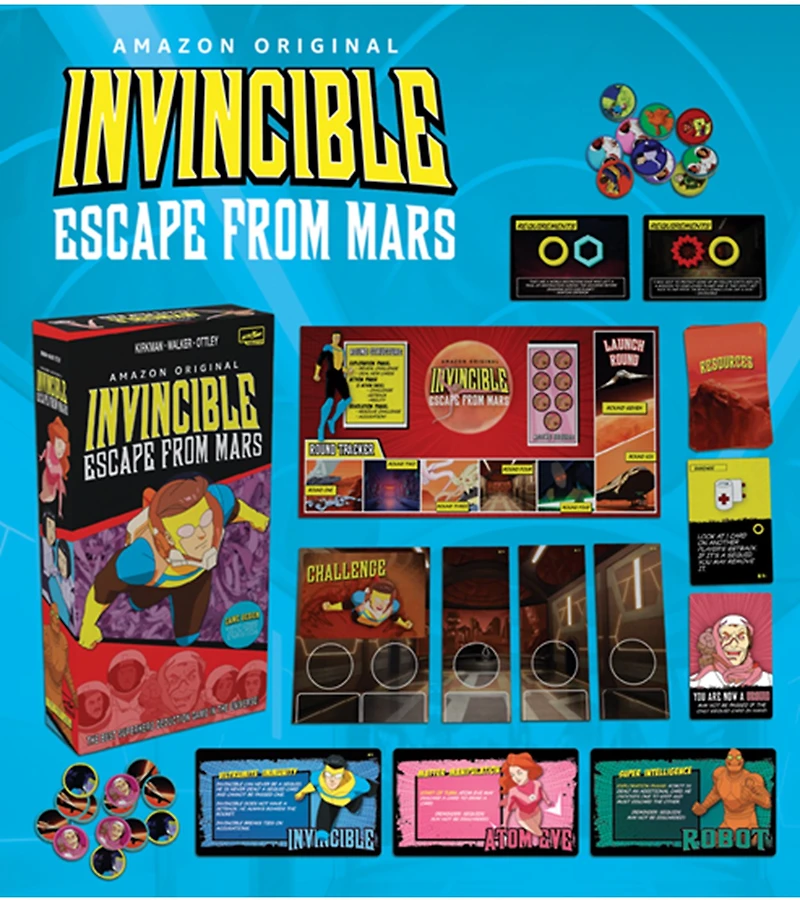 Invincible: Escape From Mars social deduction game 