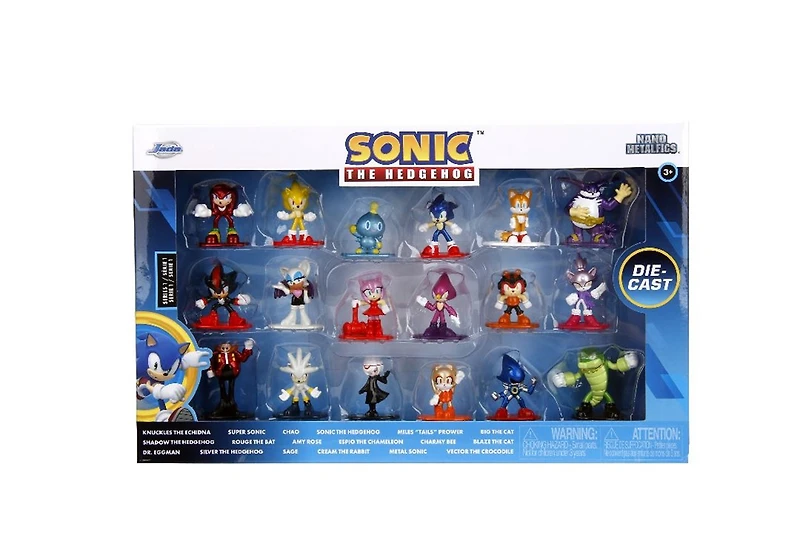 Jada Nano Metalfigs Sonic The Hedgehog 18- Pack 