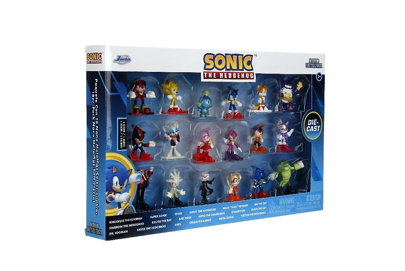 Jada Nano Metalfigs Sonic The Hedgehog 18- Pack 