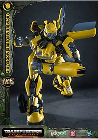 Transformers: Rise Of The Beasts Amk Series Plastic Model Kit Bumblebee Model Movies Model 