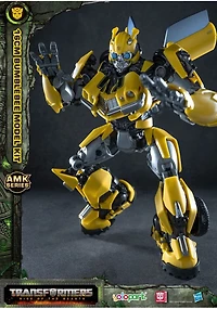 Transformers: Rise Of The Beasts Amk Series Plastic Model Kit Bumblebee Model Movies Model 