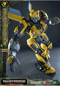 Transformers: Rise Of The Beasts Amk Series Plastic Model Kit Bumblebee Model Movies Model 