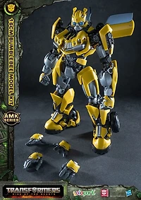 Transformers: Rise Of The Beasts Amk Series Plastic Model Kit Bumblebee Model Movies Model 