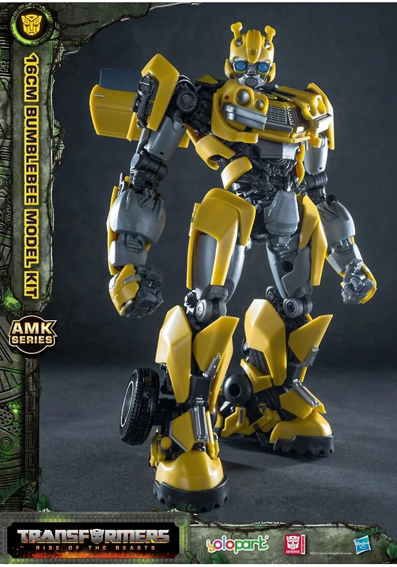 Transformers: Rise Of The Beasts Amk Series Plastic Model Kit Bumblebee Model Movies Model 