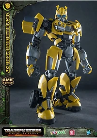 Transformers: Rise Of The Beasts Amk Series Plastic Model Kit Bumblebee Model Movies Model 