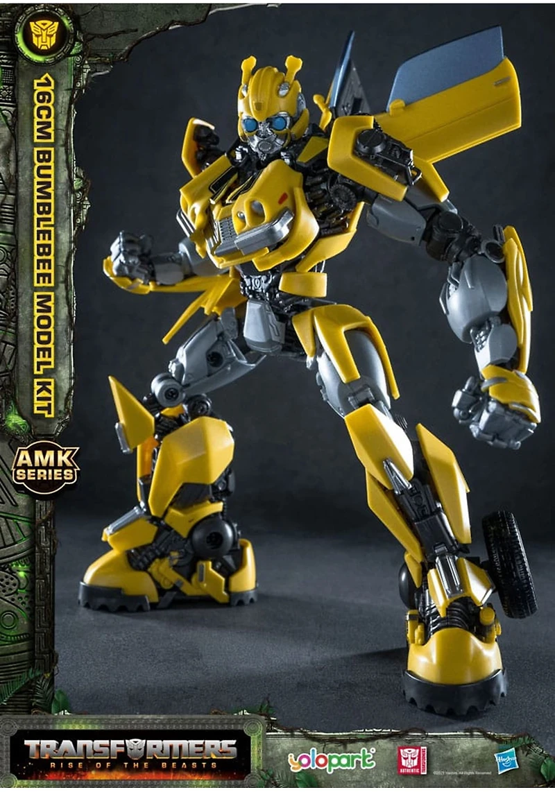 Transformers: Rise Of The Beasts Amk Series Plastic Model Kit Bumblebee Model Movies Model 