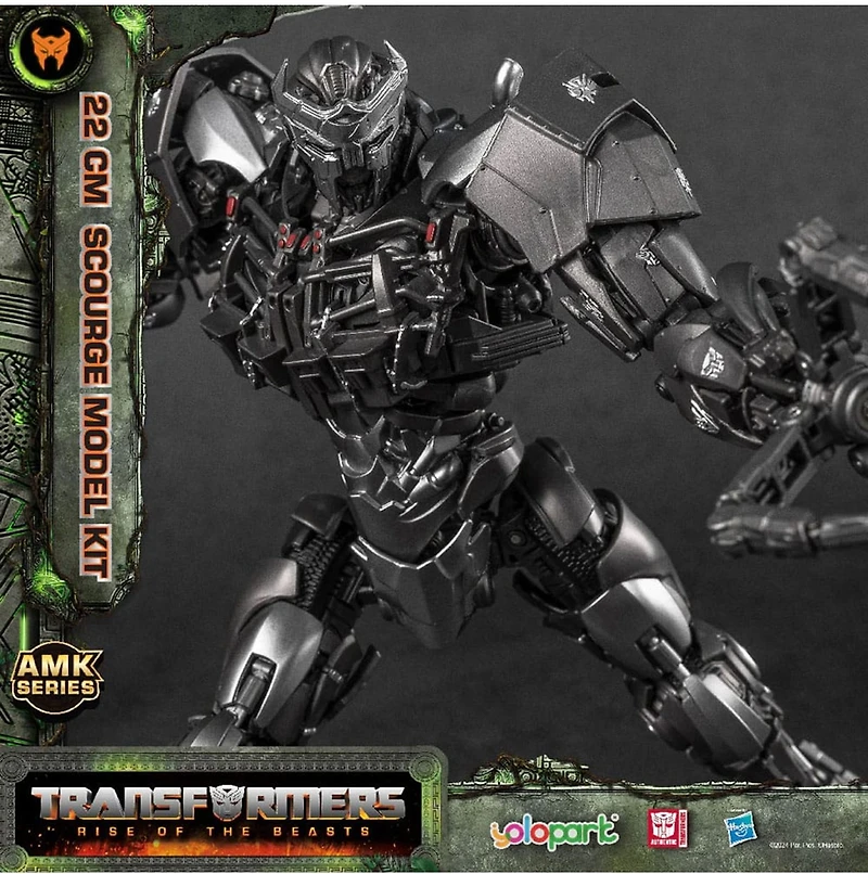 Transformers: Rise Of The Beasts Amk Series Plastic Model Kit Scourge Model